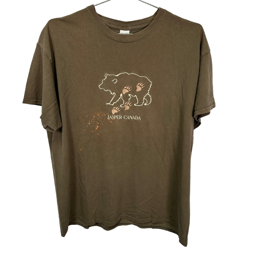 Vintage Gildan Cotton Jasper Alberta Canada T-shirt‎ XL